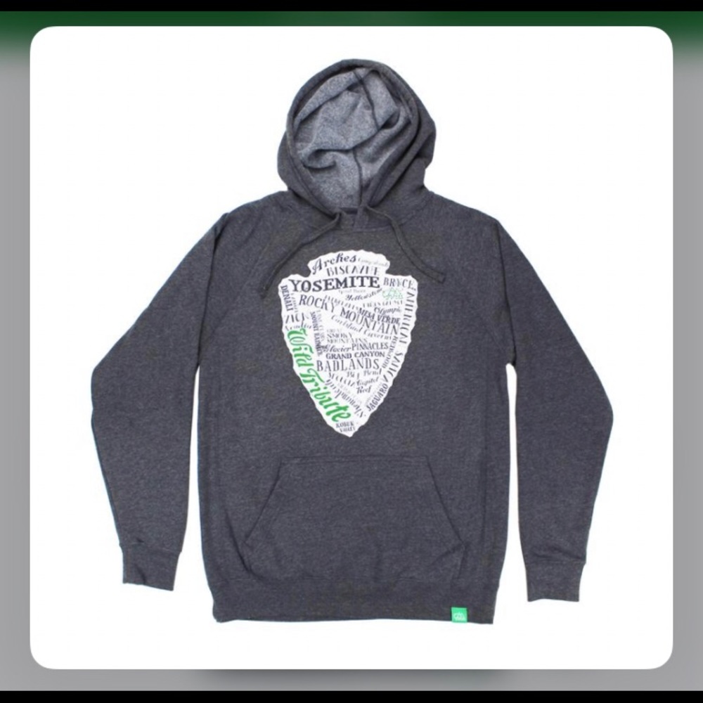 NWT Wild Tribute National Parks Hoodie. XS
